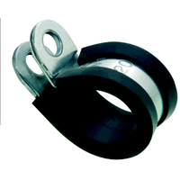 11-P12 12mm Rubber Lined P Clip