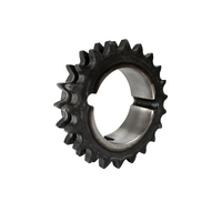 17 Tooth BS Sprocket 12B 3/4 Inch Pitch Duplex Taper Lock Centre