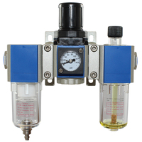 26-GMB200-04 1/4 BSP Mini Filter + Regulator + Lubricator