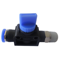 26-HTM0806 8mmx3/8 Push-In Venting Shut-Off Valve (Tube In)