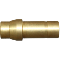 29-B044-04 #44B 1/4 Brass Port Connector - Twin Ferrule Bi-Lok® Fitting