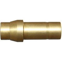 29-B044-06 #44B 3/8 Brass Port Connector - Twin Ferrule Bi-Lok® Fitting