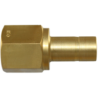 29-B072F-0402 #72FB 1/4x1/8 BSPT Brass Female Adaptor - Twin Ferrule Bi-Lok® Fitting