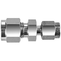 29-S304R-10I06 #4RSS 10mmx3/8 S/S 316 Reducing Tube Union - Twin Ferrule Superlok® Fitting