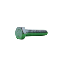 M6X16 Metric Coarse Hex Set Screw (Full Thread) AS1110.2 / ISO 4017 Class 10.9 Zinc Plated