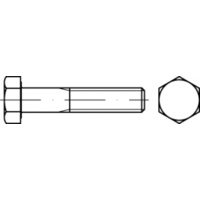 M6X30 Metric Coarse Hex Head Bolt AS1110.1 / ISO 4014 Class 10.9 Zinc Plated