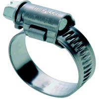 50-W209-027 16-27mm Stainless Band with ZP Screw Worm Drive Clamp 9mm Band