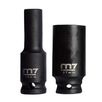 M7 Impact Deep Socket, 1/2" Dr 6 Point, 1-1/8"