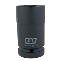 M7 Impact Budd Wheel Socket, 1" Drive 6 Point, 38mm X 20mm