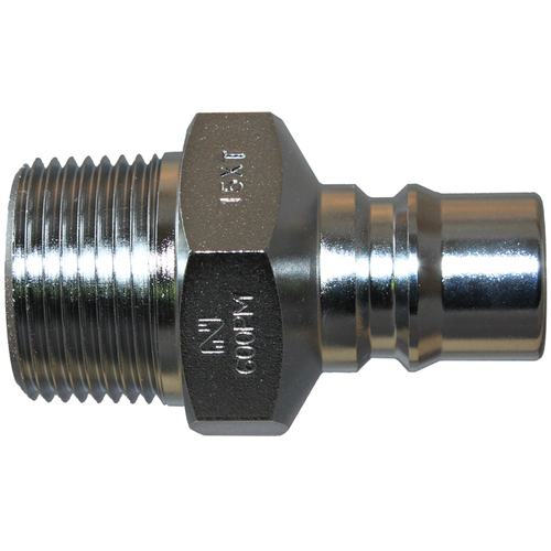 08-NHLB-800PM 1'' Male Brass Large Series Hi-Cupla Plug