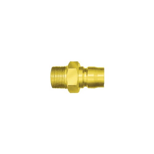 08-NT-2TPM 1/4 Male Brass Nitto TSP Plug