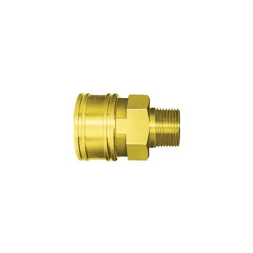 08-NT-2TSM 1/4 Male Brass Nitto TSP Socket