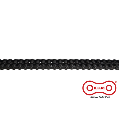 08B-2 KCM Premium Roller Chain 1/2 Inch Pitch BS Duplex 100FT Roll - Price per Roll