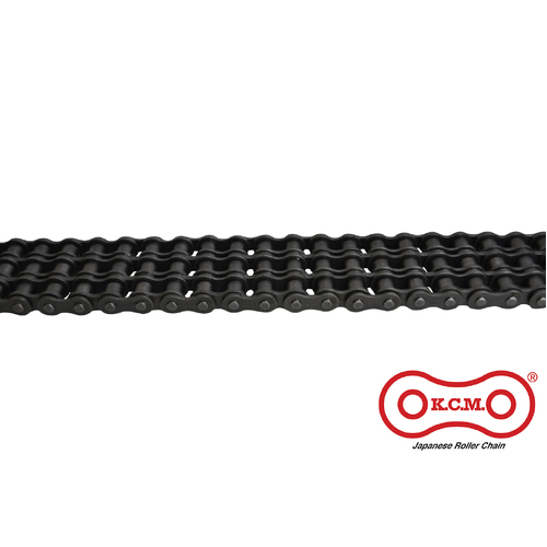 08B-3 KCM Premium Roller Chain 1/2 Inch Pitch BS Triplex - Price per 10' Roll