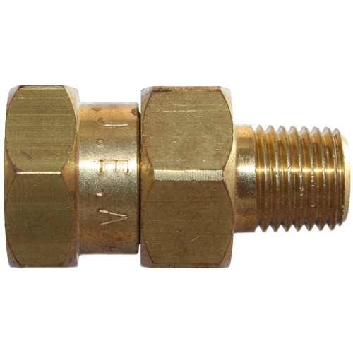 12-BH72N-0404 1/4 NPT Brass M&F 3000 PSI Swivel (7480)