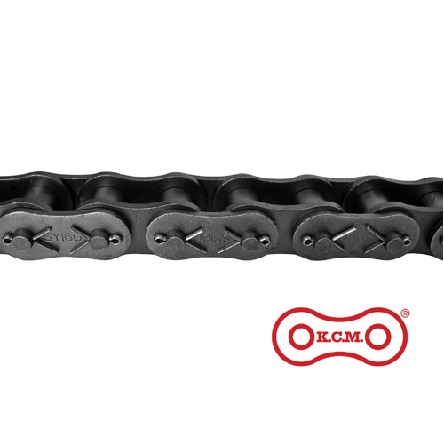 140-1COT KCM Premium Roller Chain 1-3/4 Inch Pitch Cottered ASA Simplex - Price per 10' Roll