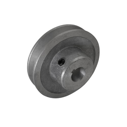 50mm (2") B Section Aluminium Pulley 1 Groove 3/4" bore & key