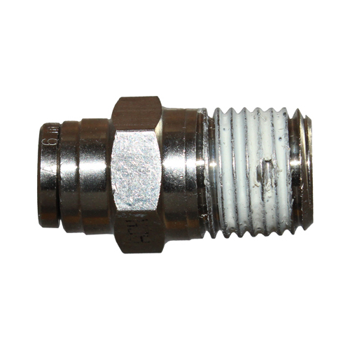 21-M003-1004 BQFM3 10mm Tube x 1/4 BSPT NPB Push-In Male Connector