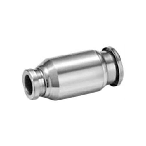 23-004R-0504 5/16x1/4 Tube Stainless Steel Push-In Double Union