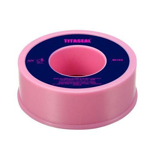 24-004-30 12mmx30M Pink Plumbers Teflon Tape