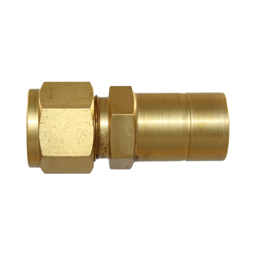 29-B072A-0204 #72AB 1/8x1/4 Brass Increasing Tube Adaptor - Twin Ferrule Bi-Lok® Fitting