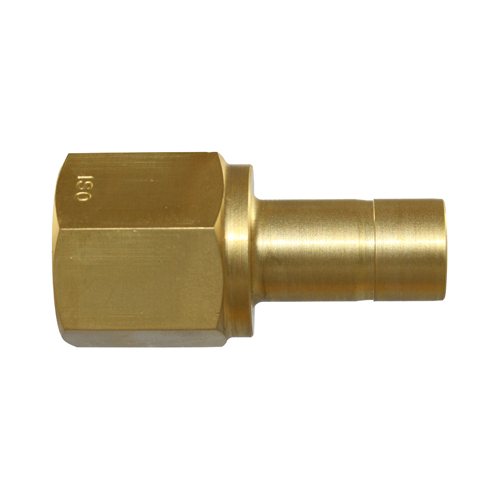 29-B072F-0402 #72FB 1/4x1/8 BSPT Brass Female Adaptor - Twin Ferrule Bi-Lok® Fitting