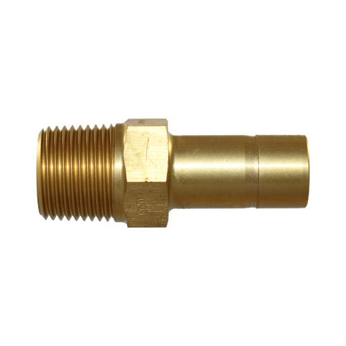 29-B072M-0302 #72MB 3/16x1/8 BSPT Brass Male Adaptor - Twin Ferrule Bi-Lok® Fitting