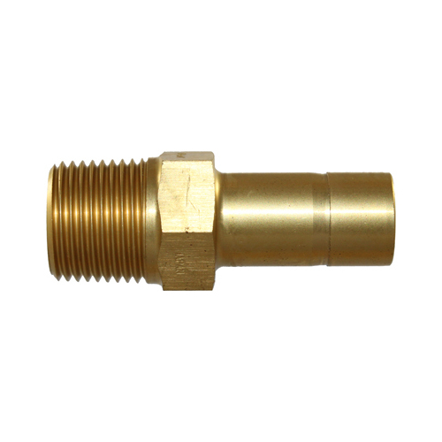 29-B072M-0402 #72MB 1/4x1/8 BSPT Brass Male Adaptor - Twin Ferrule Bi-Lok® Fitting