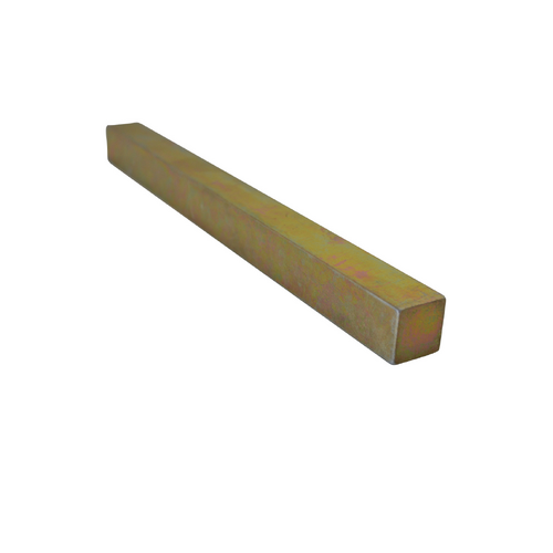 7/8X7/8 Inch Key Steel 12 Inch Long Zinc Plated Steel