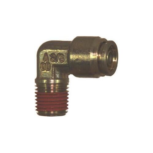 88-005-0402 1/4 Tube x 1/8 NPT D.O.T. Air Brake Push-in Fixed Male Elbow