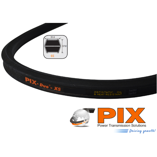 CC195 PIX Double Sided Vee Belt