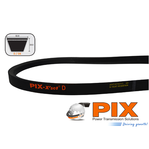 D97 PIX Wrapped Classical Vee Belt