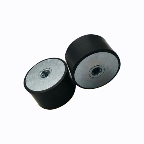 Cylindrical Rubber Mount 50mm x 35mm Female-Female 55 Shore (M10)