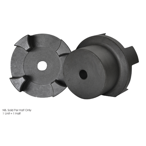 Curved Jaw Coupling Half GE28-1 Stepped Hub Pilot Bore Centre