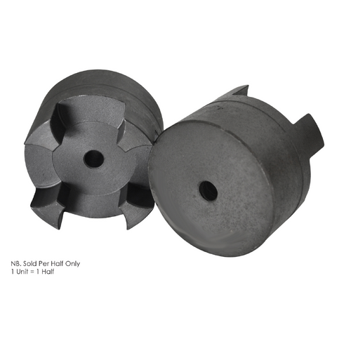 Curved Jaw Coupling Half GE28-1a Full Hub Pilot Bore Centre