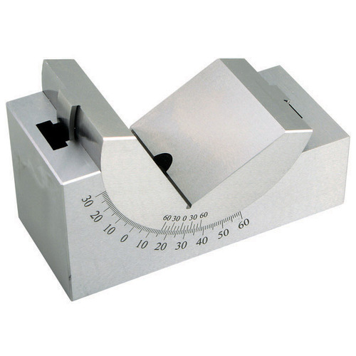 PAB/01/A Groz Tool Makers Adjustable Angle Vee Block, 0-60Deg, 95 X 45 X 50mm