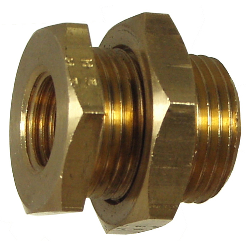 Brass Female Bulkhead BSP