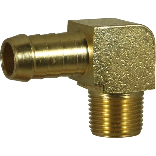 06-206-0402 P6 1/4 Barb X 1/8 NPT Male Elbow