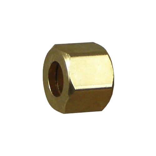 0102-04 #2 1/4 Tube Compression Tube Nut (01-.203)