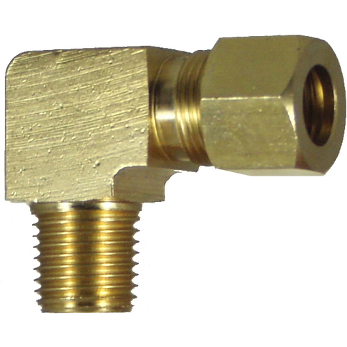 0105-0504 #5 5/16 Tube x 1/4 BSPT Male Elbow Connector (01-.508)