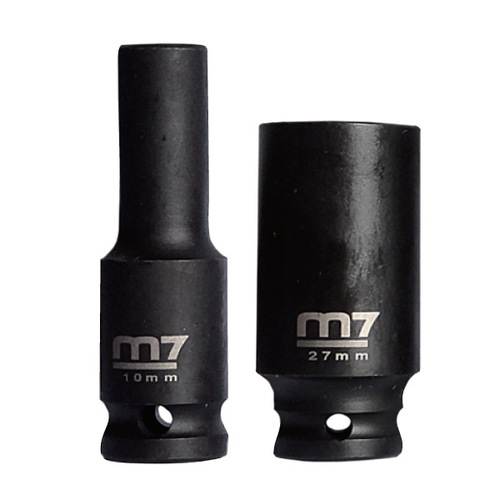 M7 Impact Deep Socket, 1/2" Dr 6 Point, 9mm