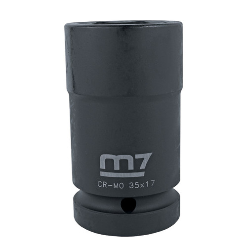 M7 Impact Budd Wheel Socket, 1" Drive 6 Point, 35mm X 17mm