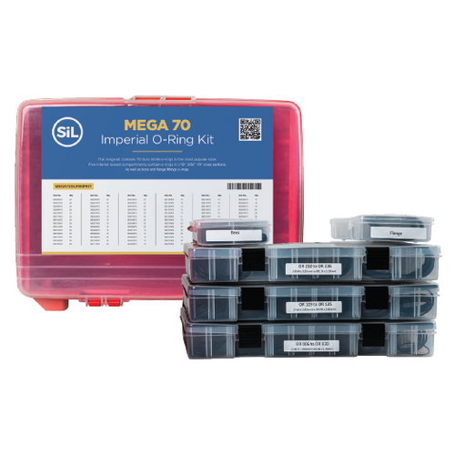 Mega Imperial O-Ring Kit Nitrile 70 Durometer Shore A