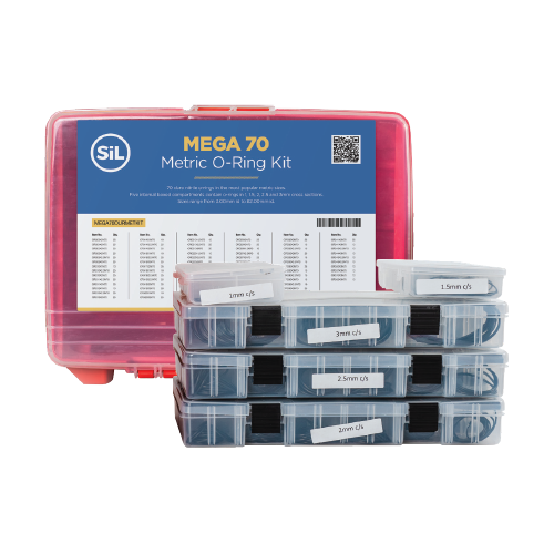 Mega Metric O-Ring Kit Nitrile 70 Durometer Shore A