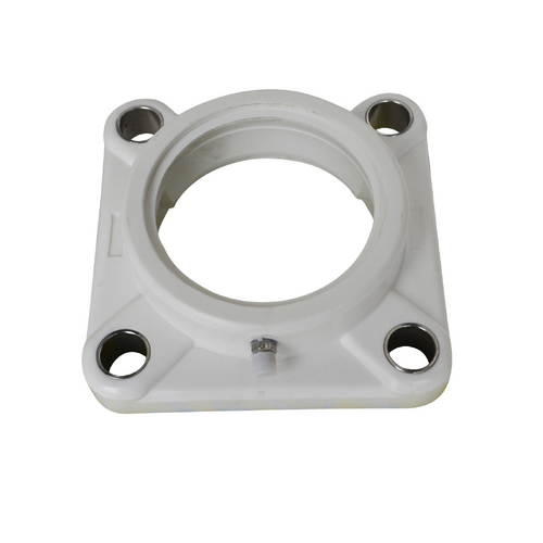 PL-F210 Economy Thermoplastic 4 Bolt Flanged Bearing Housing incl. End Cap